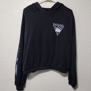 Blackcraft Cult Salem Witch House Cropped Hoodie Goth Witchy Shirt